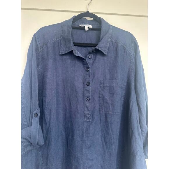 Michael Stars Navy Midi Dress - Picture 4 of 13